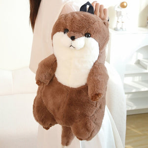 Kawaii Brown Otter Backpack Plushie-Kawaii Dream