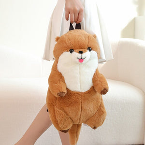 Kawaii Brown Otter Backpack Plushie-Kawaii Dream