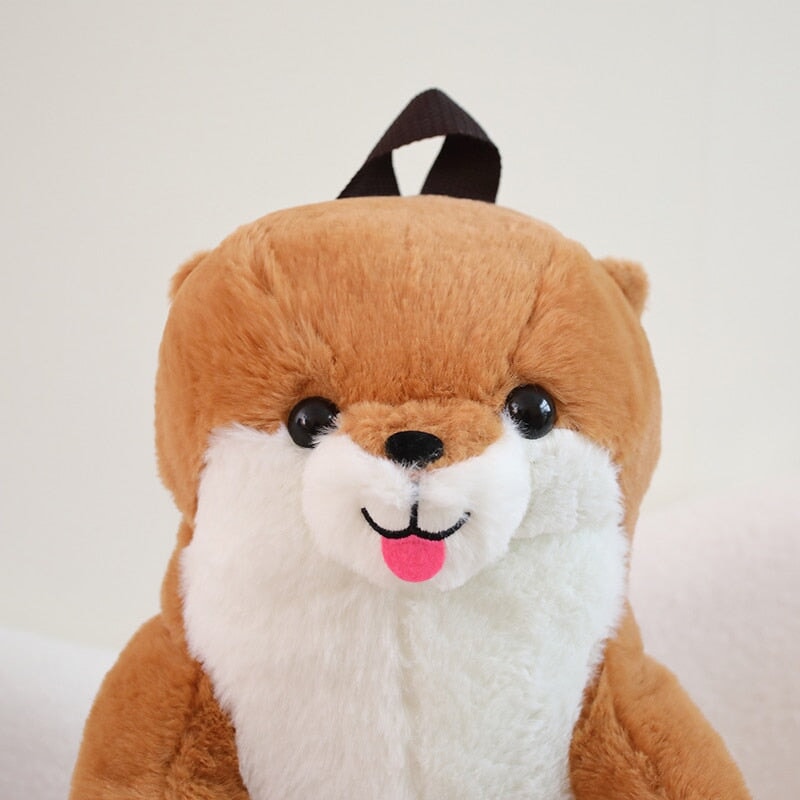 Kawaii Brown Otter Backpack Plushie-Kawaii Dream