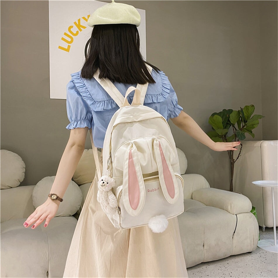 Kawaii Bunny Ears Backpack Bag-Kawaii Dream