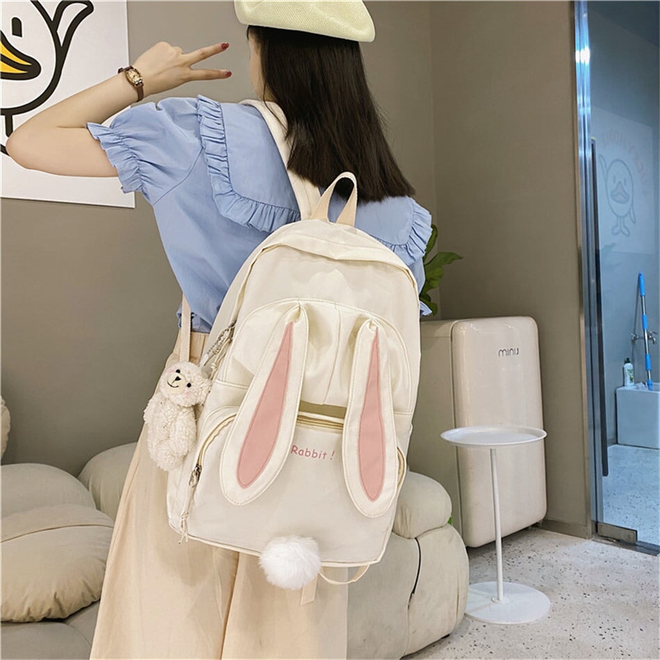 Kawaii Bunny Ears Backpack Bag-Kawaii Dream