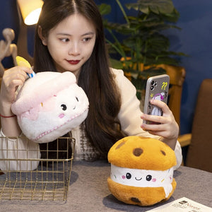Kawaii Cake Plushie Strawberry Fruit Muffin Bakery Plushies-Kawaii Dream
