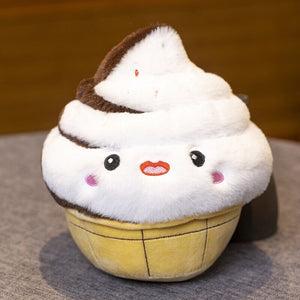 Kawaii Cake Plushie Strawberry Fruit Muffin Bakery Plushies-Kawaii Dream