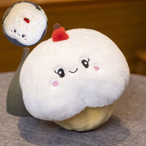 Kawaii Cake Plushie Strawberry Fruit Muffin Bakery Plushies-Kawaii Dream