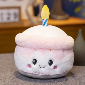 Kawaii Cake Plushie Strawberry Fruit Muffin Bakery Plushies-Kawaii Dream