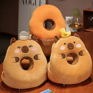 Kawaii Capybara Power Nap Head Rest Cushion-Kawaii Dream