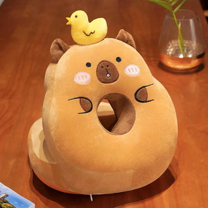 Kawaii Capybara Power Nap Head Rest Cushion-Kawaii Dream