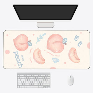 Kawaii Cartoon Exotic Fruits Large Mouse Pad-Kawaii Dream