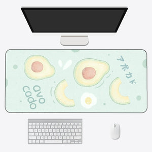 Kawaii Cartoon Exotic Fruits Large Mouse Pad-Kawaii Dream
