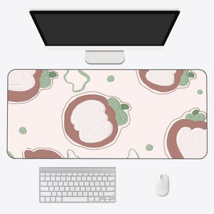 Kawaii Cartoon Exotic Fruits Large Mouse Pad-Kawaii Dream