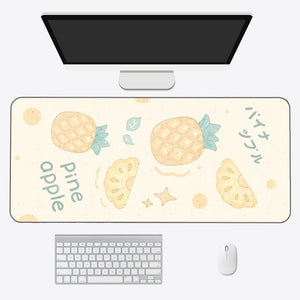 Kawaii Cartoon Exotic Fruits Large Mouse Pad-Kawaii Dream
