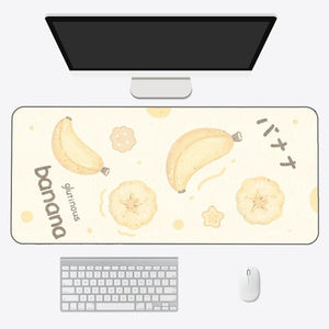 Kawaii Cartoon Exotic Fruits Large Mouse Pad-Kawaii Dream
