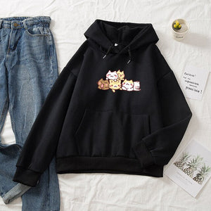 Kawaii Cat Party Unisex Hoodie-Kawaii Dream
