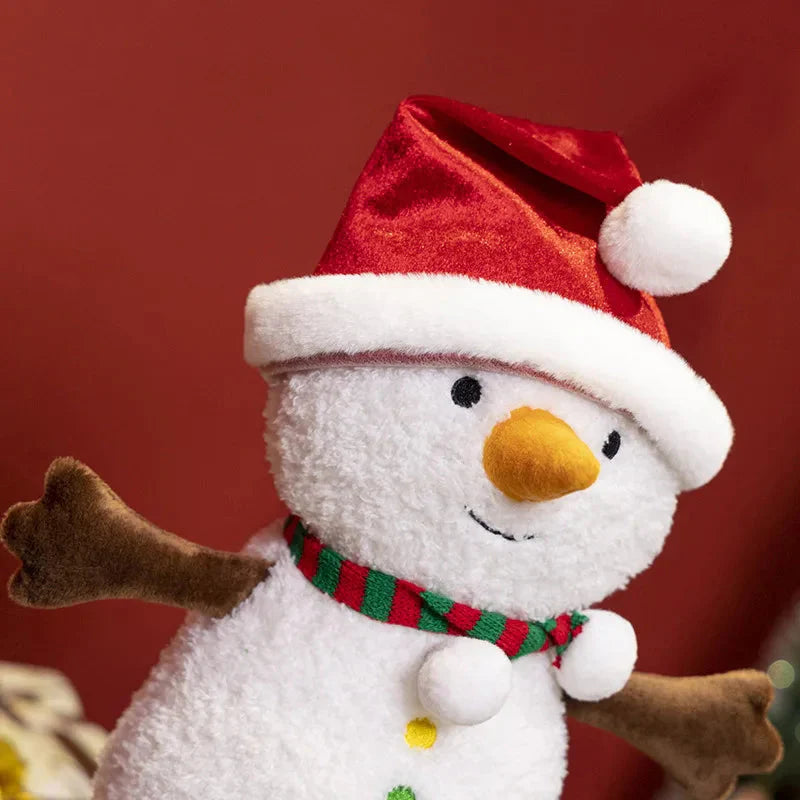 Kawaii Christmas Snow Man Gingerbread Man Plushies-Kawaii Dream
