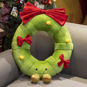 Kawaii Christmas Tree Wreath Door Ring Plushies-Kawaii Dream