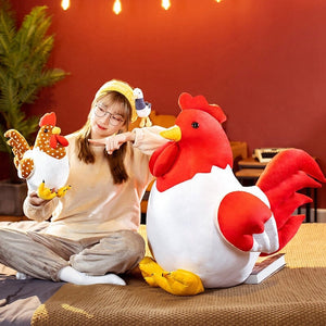 Kawaii Chubby Chicken Plushie Family-Kawaii Dream