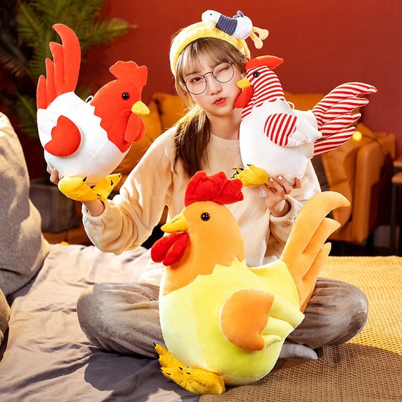 Kawaii Chubby Chicken Plushie Family-Kawaii Dream