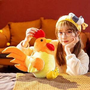 Kawaii Chubby Chicken Plushie Family-Kawaii Dream