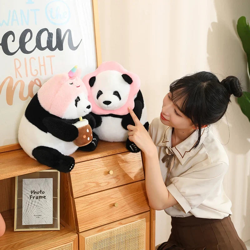 Kawaii Chunky Panda Plushie Crew-Kawaii Dream