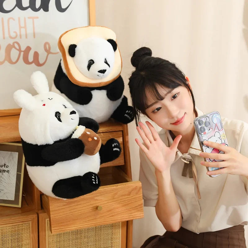 Kawaii Chunky Panda Plushie Crew-Kawaii Dream