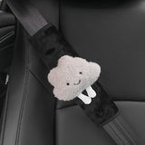 Kawaii Cloud Plush Car Seat Belt Cover Shoulder Strap Accessory-Kawaii Dream