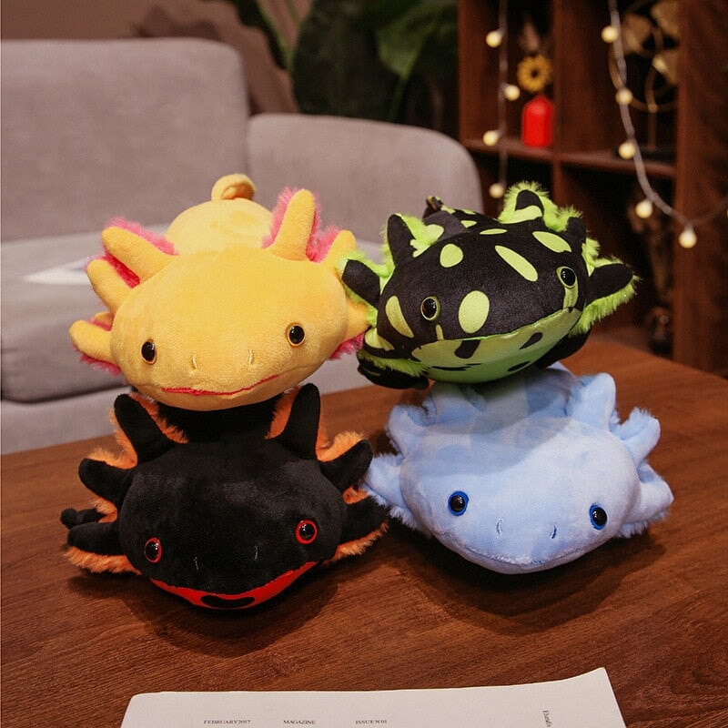 Kawaii Colorful Likelike Axolotl Plushie Family-Kawaii Dream