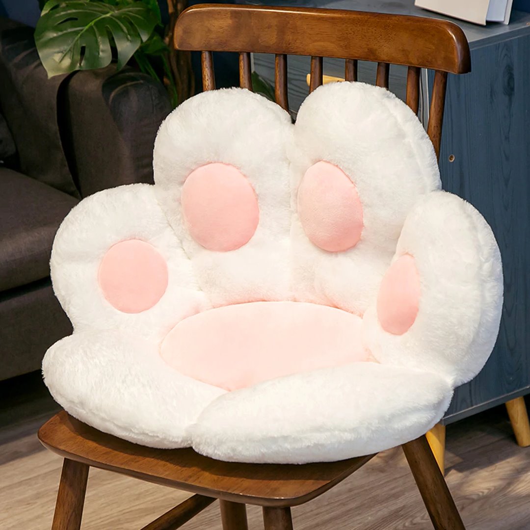 Kawaii Cute Pastel Paw Seat Cushions-Kawaii Dream