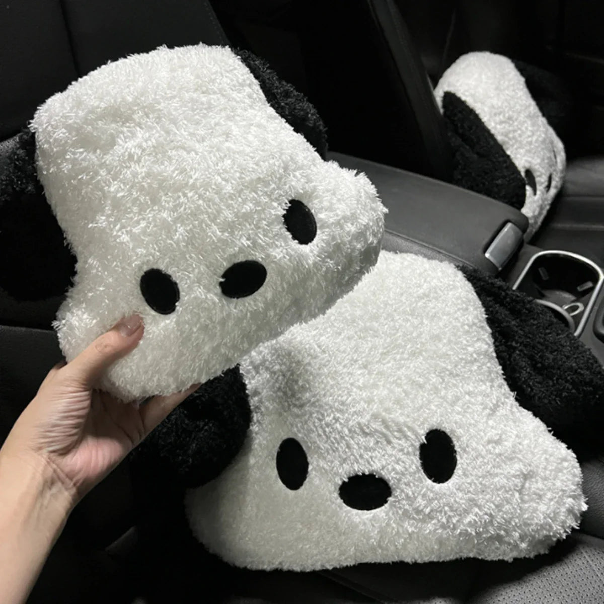 Kawaii Dog Car Head Rest Plush Pillow-Kawaii Dream