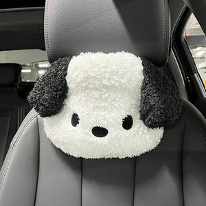 Kawaii Dog Car Head Rest Plush Pillow-Kawaii Dream