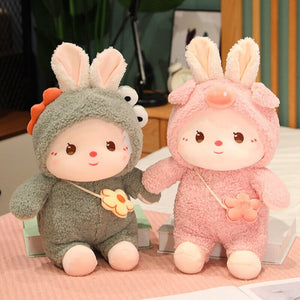 Kawaii Dressed Fluffy Bunny Plushie-Kawaii Dream