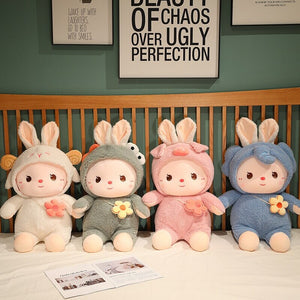 Kawaii Dressed Fluffy Bunny Plushie-Kawaii Dream