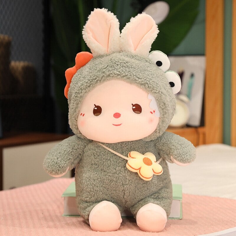 Kawaii Dressed Fluffy Bunny Plushie-Kawaii Dream