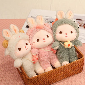 Kawaii Dressed Fluffy Bunny Plushie-Kawaii Dream