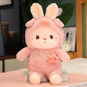 Kawaii Dressed Fluffy Bunny Plushie-Kawaii Dream