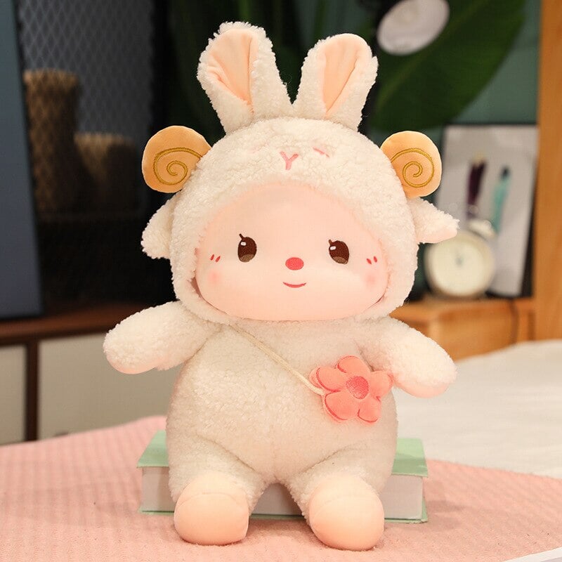 Kawaii Dressed Fluffy Bunny Plushie-Kawaii Dream