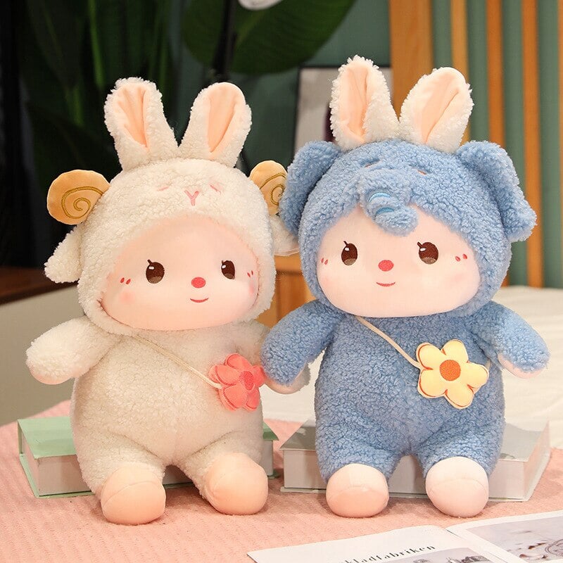 Kawaii Dressed Fluffy Bunny Plushie-Kawaii Dream