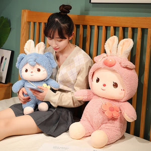Kawaii Dressed Fluffy Bunny Plushie-Kawaii Dream