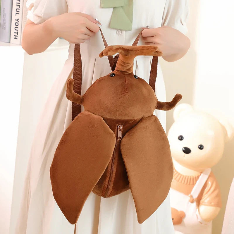 Kawaii Dung Beetles Plush Backpacks-Kawaii Dream