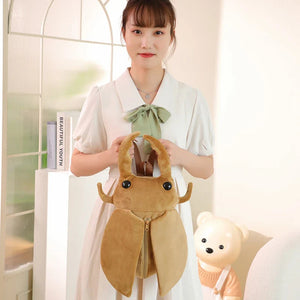 Kawaii Dung Beetles Plush Backpacks-Kawaii Dream