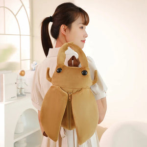 Kawaii Dung Beetles Plush Backpacks-Kawaii Dream
