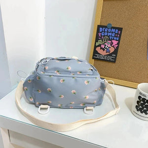 Kawaii Floral Bunny Petite Small Backpack-Kawaii Dream