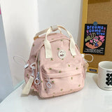 Kawaii Floral Bunny Petite Small Backpack-Kawaii Dream