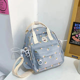 Kawaii Floral Bunny Petite Small Backpack-Kawaii Dream