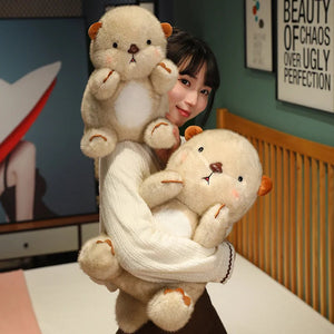 Kawaii Fluffy Blushing Otter Plushie-Kawaii Dream