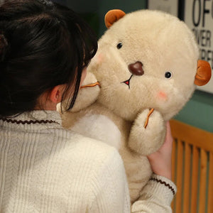 Kawaii Fluffy Blushing Otter Plushie-Kawaii Dream