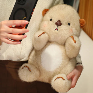 Kawaii Fluffy Blushing Otter Plushie-Kawaii Dream