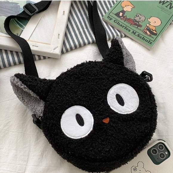 Kawaii Fluffy Cat Sheep Dog Shoulder Bag-Kawaii Dream