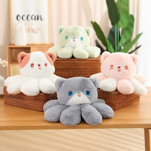 Kawaii Fluffy Cat-topus Plushies-Kawaii Dream