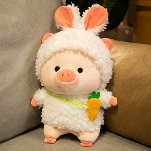 Kawaii Fluffy Cosplay Piggy Plushies-Kawaii Dream