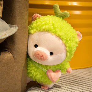 Kawaii Fluffy Cosplay Piggy Plushies-Kawaii Dream